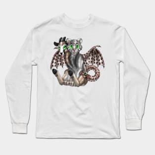 Chimera Cubs: Pallas Cat (Silver) Long Sleeve T-Shirt